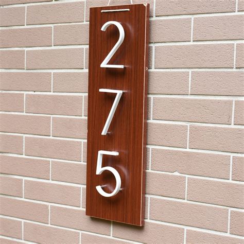 metal house number kits|metal floating house numbers.